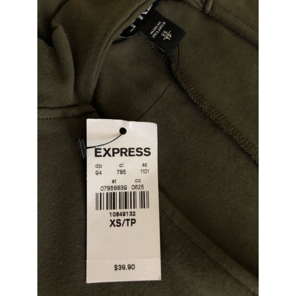 Hunter green Express dress - Picture 2 of 2